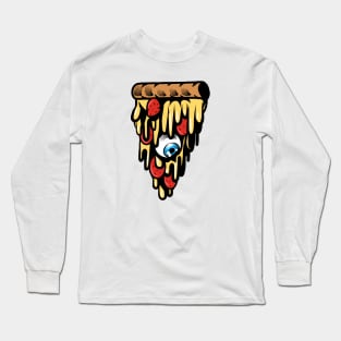 A Melting Pizza Graphic - unique and trending Long Sleeve T-Shirt